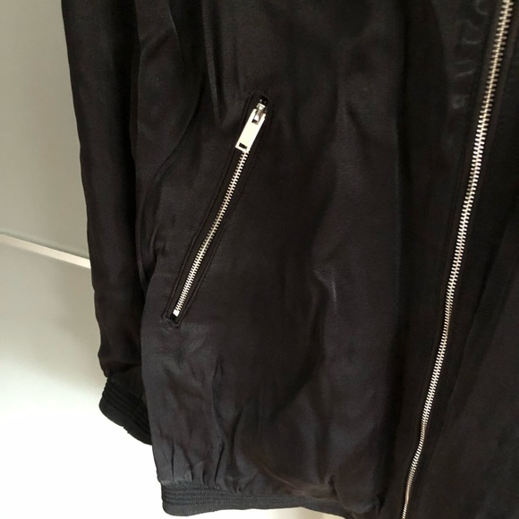 TRF Outerwear Black Silky Jacket. - Picture 7 of 7